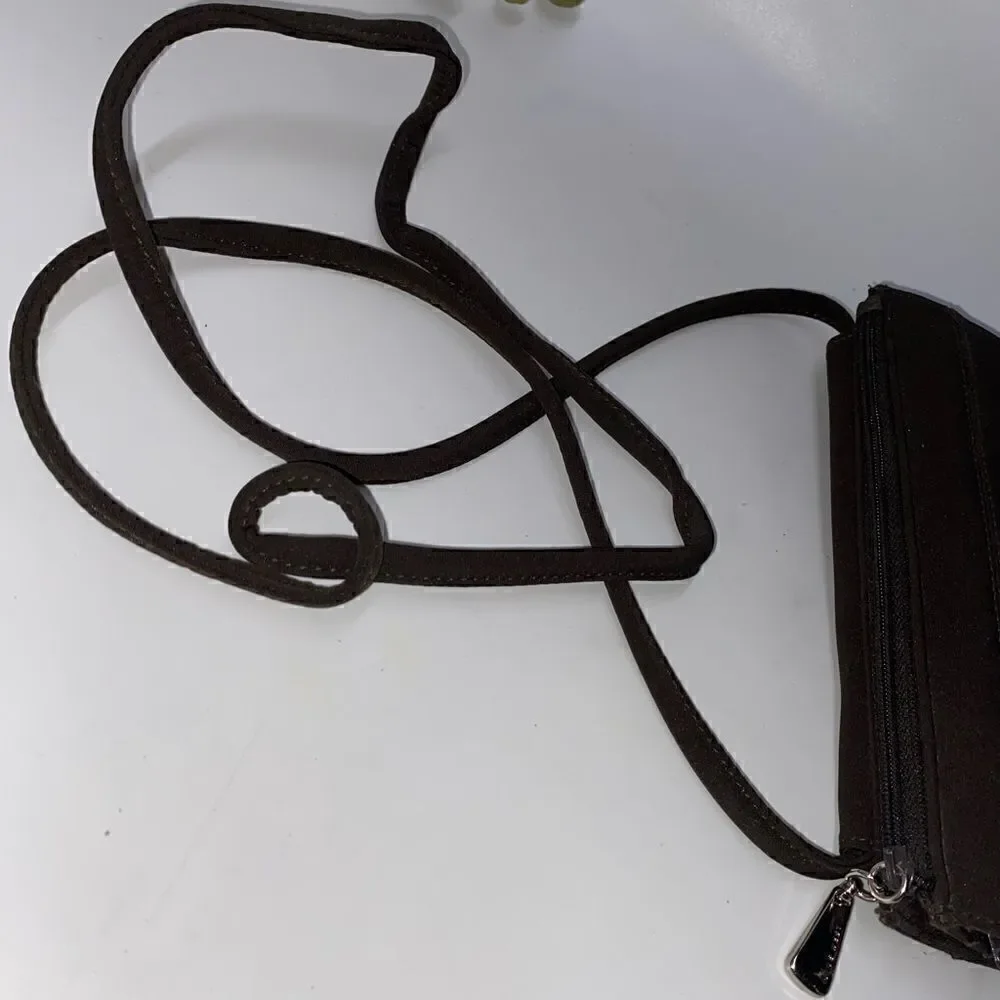 Nine West Nylon Organizer Crossbody Brown Small